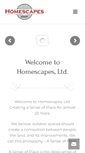 Mobile Screenshot of homescapesltd.com